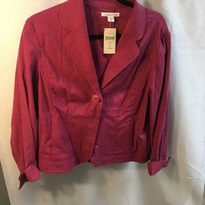 Coldwater Creek Pink Jacket NWT
